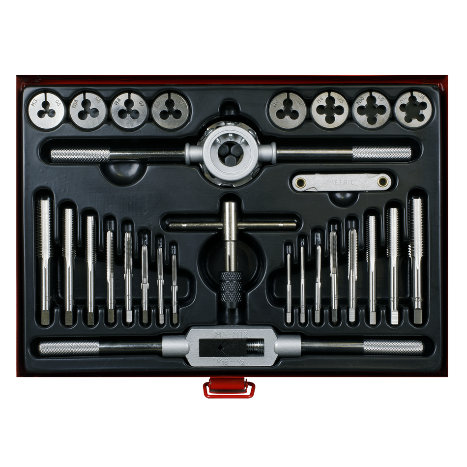 Sealey AK3028 28pc Mechanic‚àö¬¢‚Äö√á¬®‚Äö√ë¬¢s Tap & Die Set Split Dies - Metric