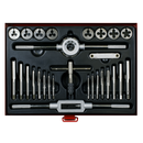 Sealey AK3028 28pc Mechanic√¢‚Ç¨‚Ñ¢s Tap & Die Set Split Dies - Metric