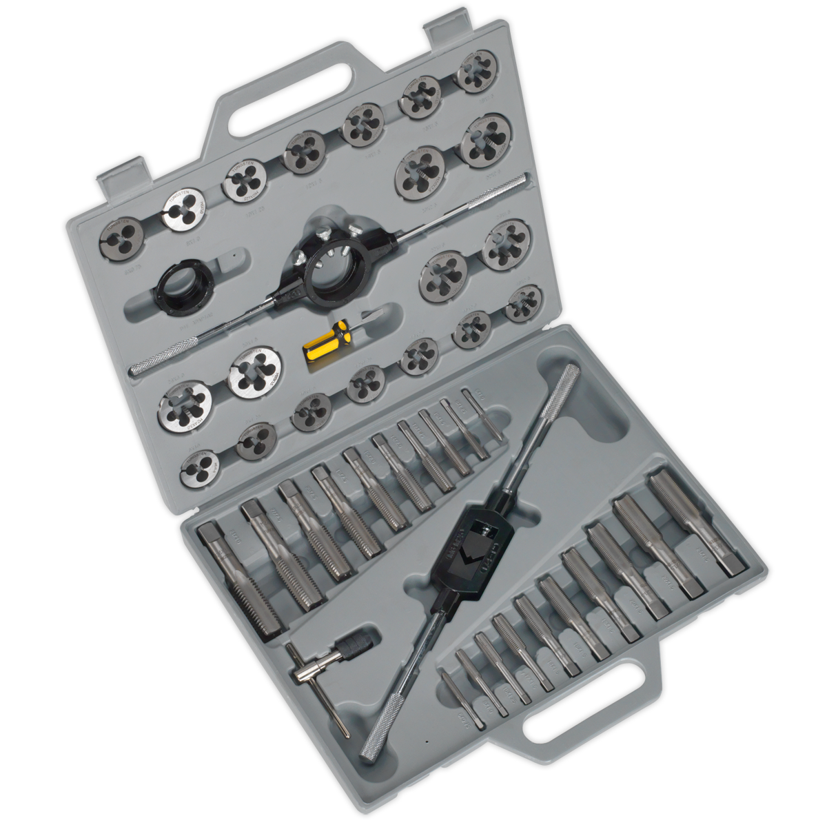Sealey AK303 45pc Tap & Die Set Split Dies - Metric