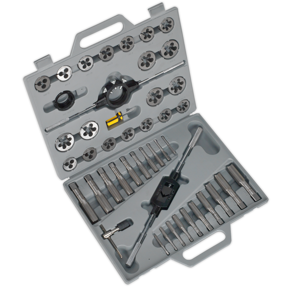 Sealey AK303 45pc Tap & Die Set Split Dies - Metric