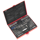 Sealey AK3037 37pc Tap & Die Set Split Dies - Metric