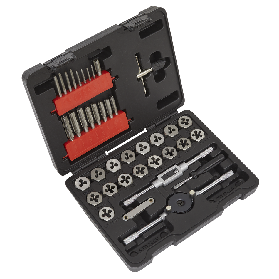 Sealey AK3039HM 39pc Tap & Hex Die Set