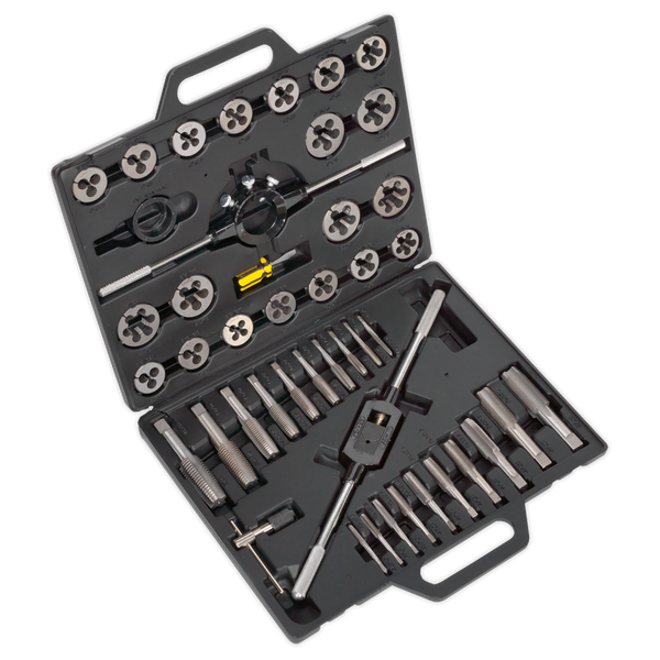 Sealey AK303IMP 45pc Tap & Die Set Split Dies - Imperial