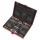 Sealey AK3040 40pc Tap & Die Set Split Dies - Metric