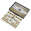 Sealey AK3086HIM 86pc Hexagonal Tap & Die Set - Metric & Imperial