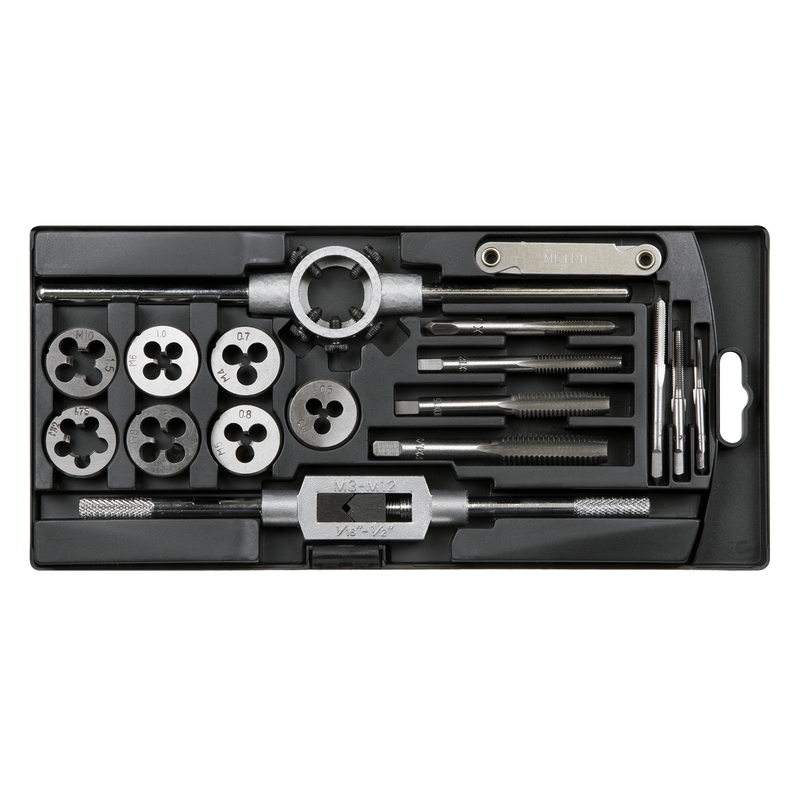 Sealey AK321 17pc Tap & Die Set - Metric