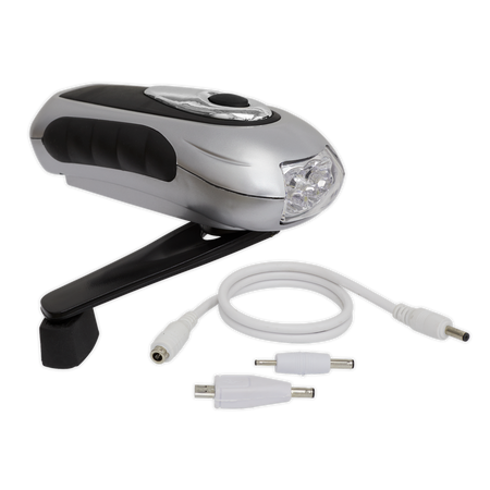 Sealey AK3305 3 LED Wind-Up Rechargeable Torch