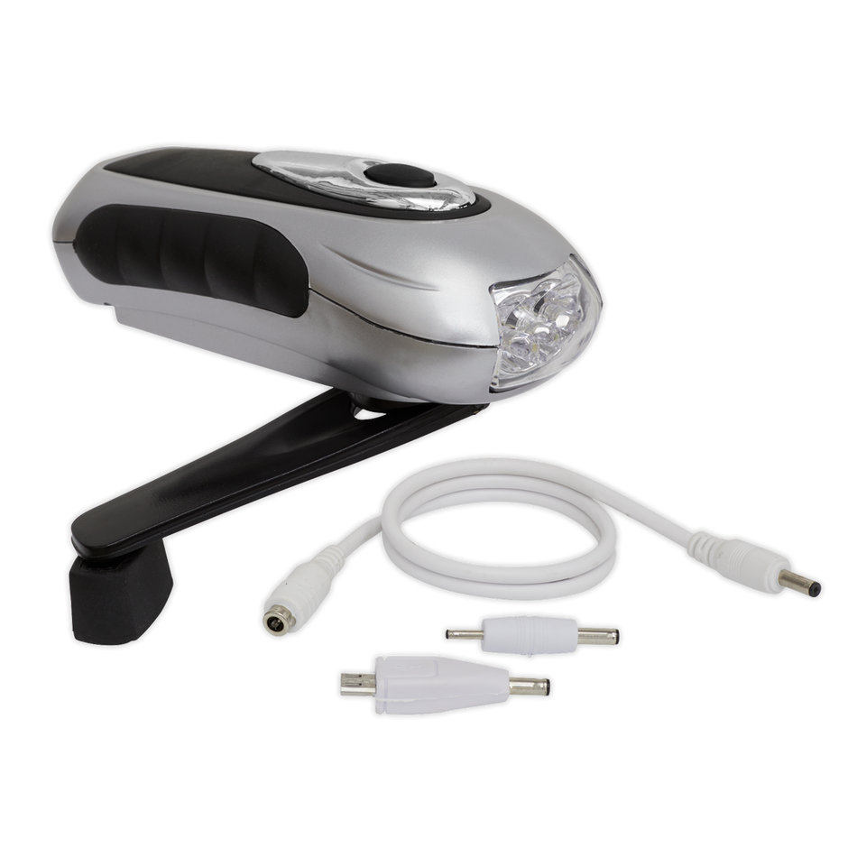 Sealey AK3305 3 LED Wind-Up Rechargeable Torch