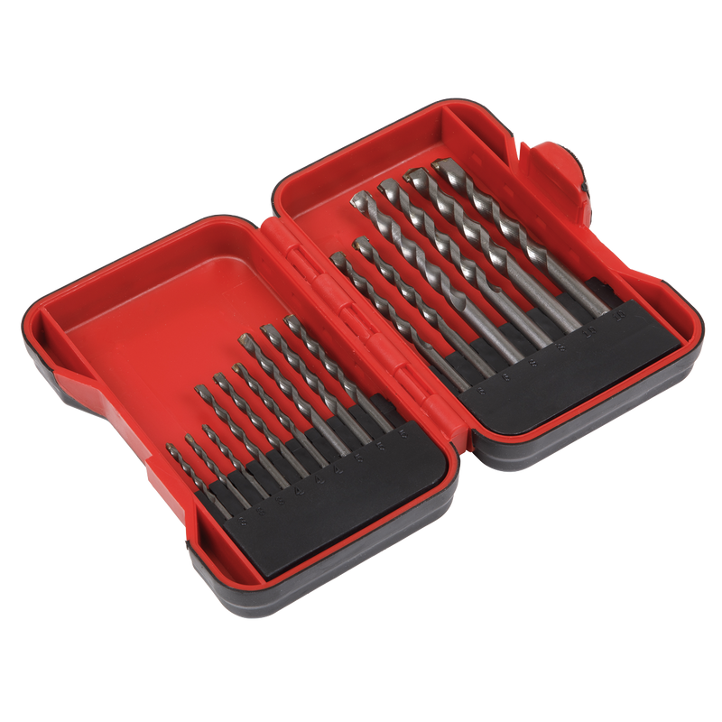 Sealey AK3715M 15pc Masonry Drill Bit Set