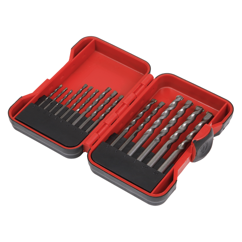 Sealey AK3715M 15pc Masonry Drill Bit Set