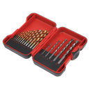 Sealey AK3717TCM 17pc HSS/Masonry Drill Bit Set