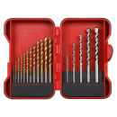 Sealey AK3717TCM 17pc HSS/Masonry Drill Bit Set