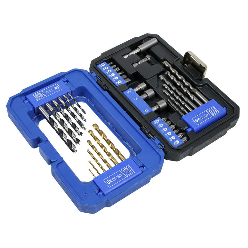 Sealey AK3735 Drill & Bit Accessory Set 35pc