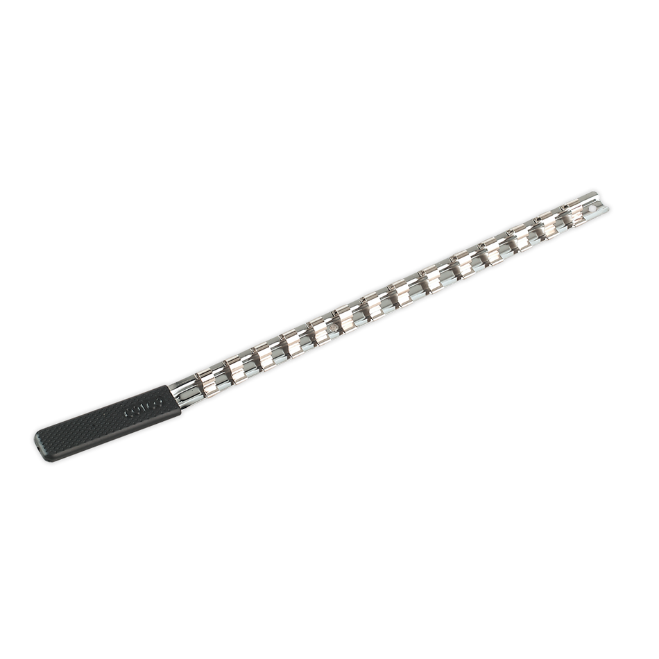 Sealey AK3814 3/8"Sq Drive Socket Retaining Rail with 14 Clips