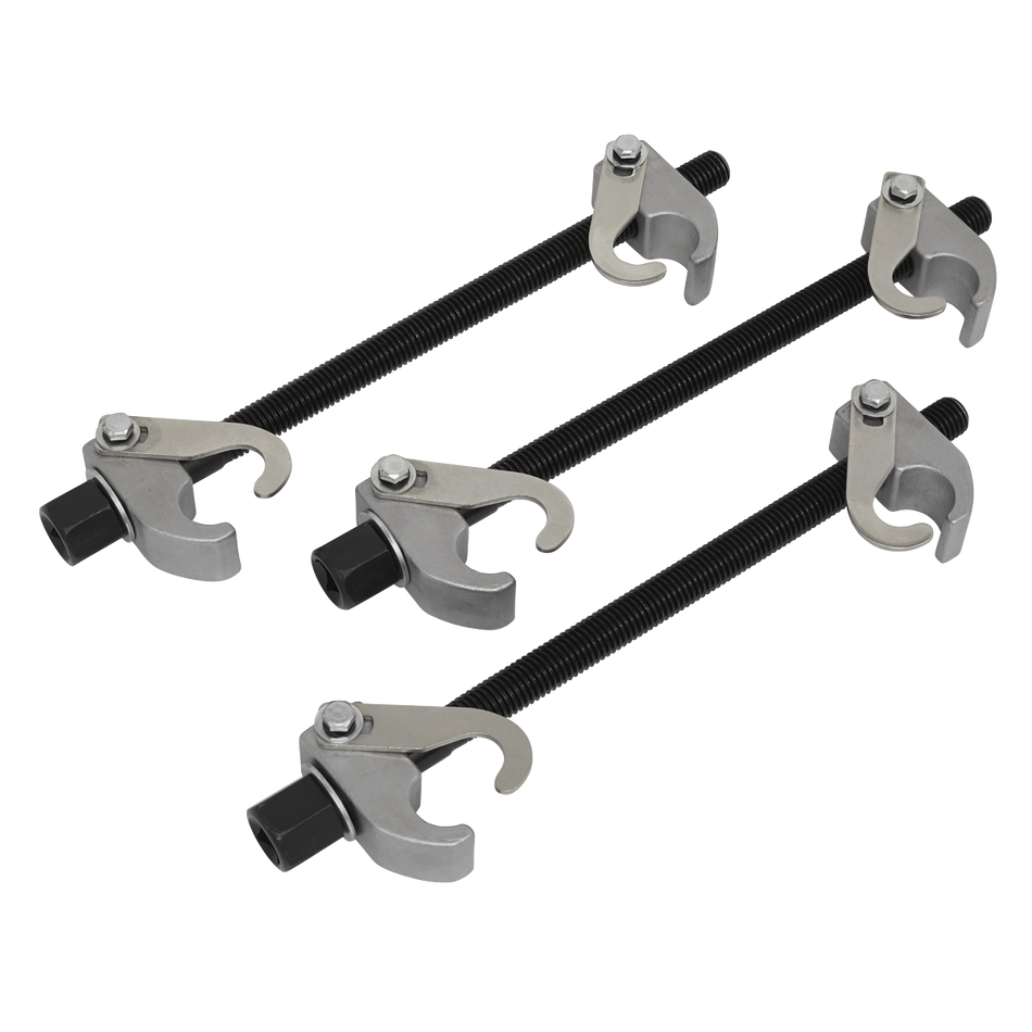 Sealey AK384 3pc Coil Spring Compressor with Safety Hooks
