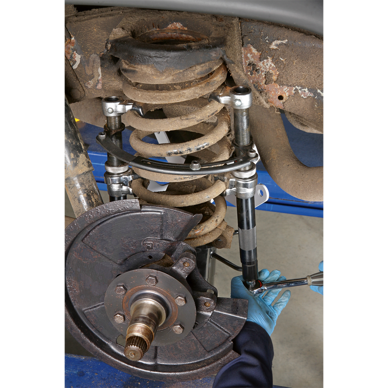Sealey AK3843 2pc Heavy-Duty Coil Spring Compressor with Safety Jaws