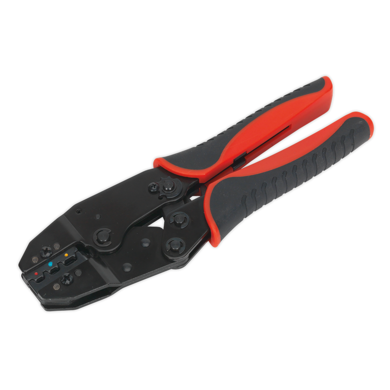 Sealey AK385 Ratchet Crimping Tool - Insulated Terminals