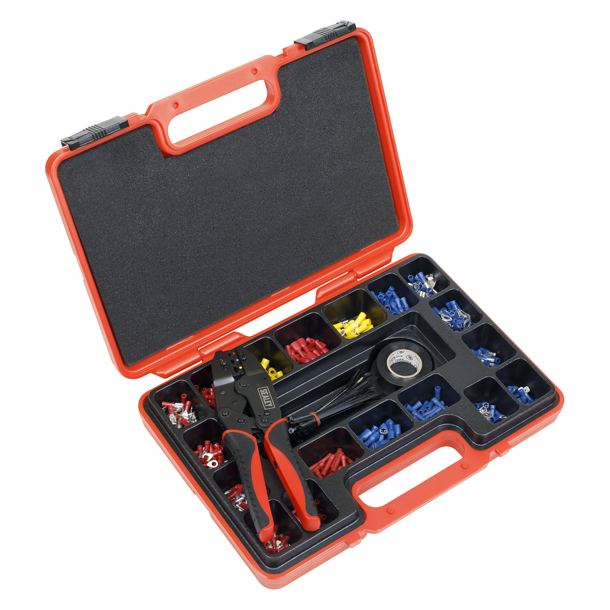 Sealey AK386 552pc Ratchet Crimping Tool Kit