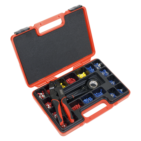 Sealey AK386 552pc Ratchet Crimping Tool Kit