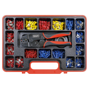 Sealey AK386 552pc Ratchet Crimping Tool Kit