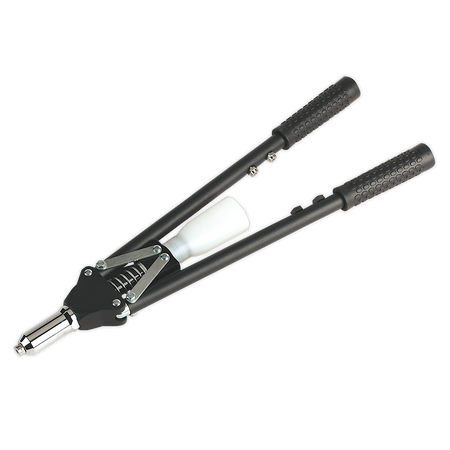 Sealey AK3981 Heavy-Duty Long-Arm Riveter with Collection Bowl