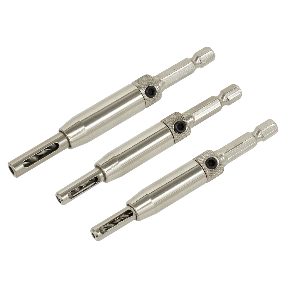 Sealey AK3HD Hinge Drill Set 3pc