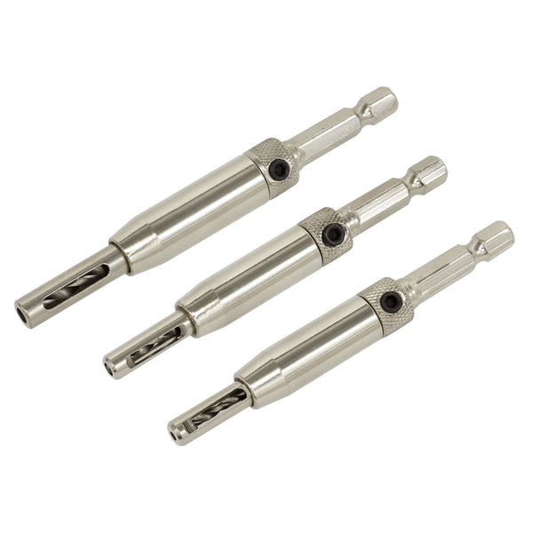 Sealey AK3HD Hinge Drill Set 3pc