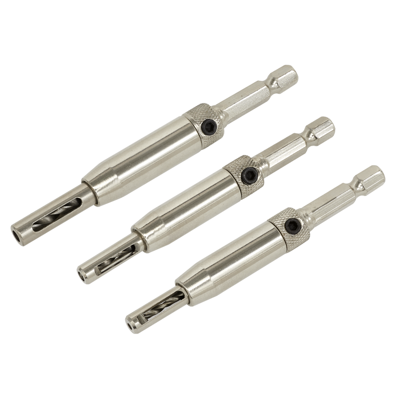 Sealey AK3HD Hinge Drill Set 3pc