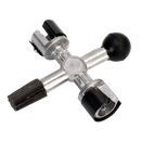 Sealey AK418 4-Way Battery Post & Terminal Cleaner