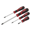 Sealey AK4314 4pc JIS Screwdriver Set