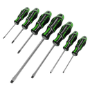 Sealey AK4321HV 7pc GripMAX√Ç¬Æ Screwdriver Set - Hi-Vis Green