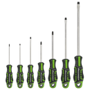 Sealey AK4321HV 7pc GripMAX√Ç¬Æ Screwdriver Set - Hi-Vis Green