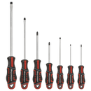 Sealey AK4321 7pc GripMAX√Ç¬Æ Screwdriver Set - Red