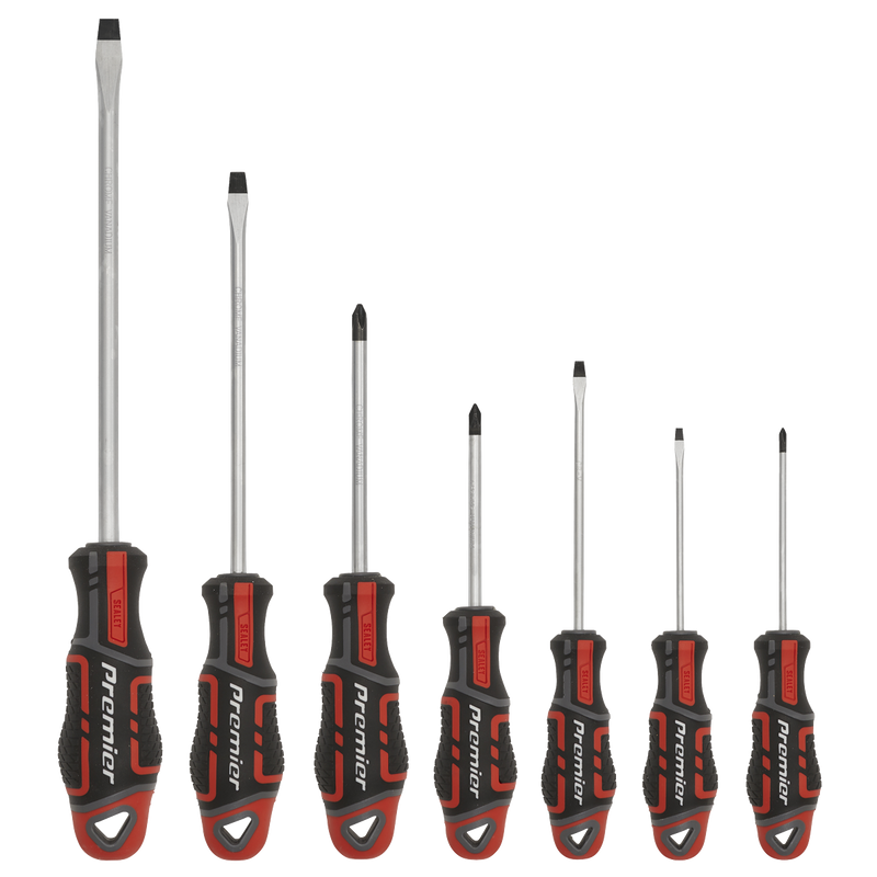 Sealey AK4321 7pc GripMAX√Ç¬Æ Screwdriver Set - Red