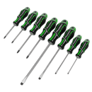 Sealey AK4322HV 8pc GripMAX√Ç¬Æ Screwdriver Set - Hi-Vis Green