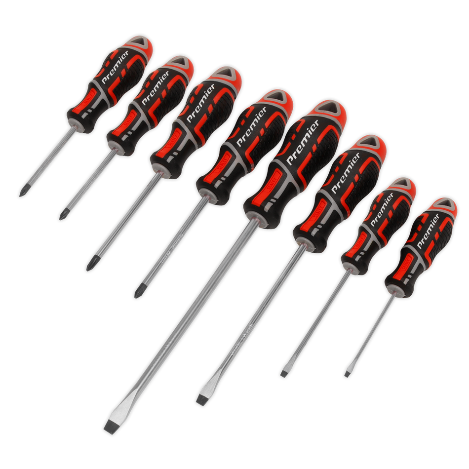 Sealey AK4322 8pc GripMAX‚àö√á¬¨√Ü Screwdriver Set - Red