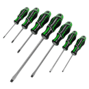 Sealey AK4325HV 7pc GripMAX√Ç¬Æ Screwdriver Set - Hi-Vis Green