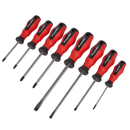 Sealey APCOMBOBBTK56 10 Drawer Topchest & Rollcab Combination with Ball-Bearing Slides - Black & 147pc Tool Kit