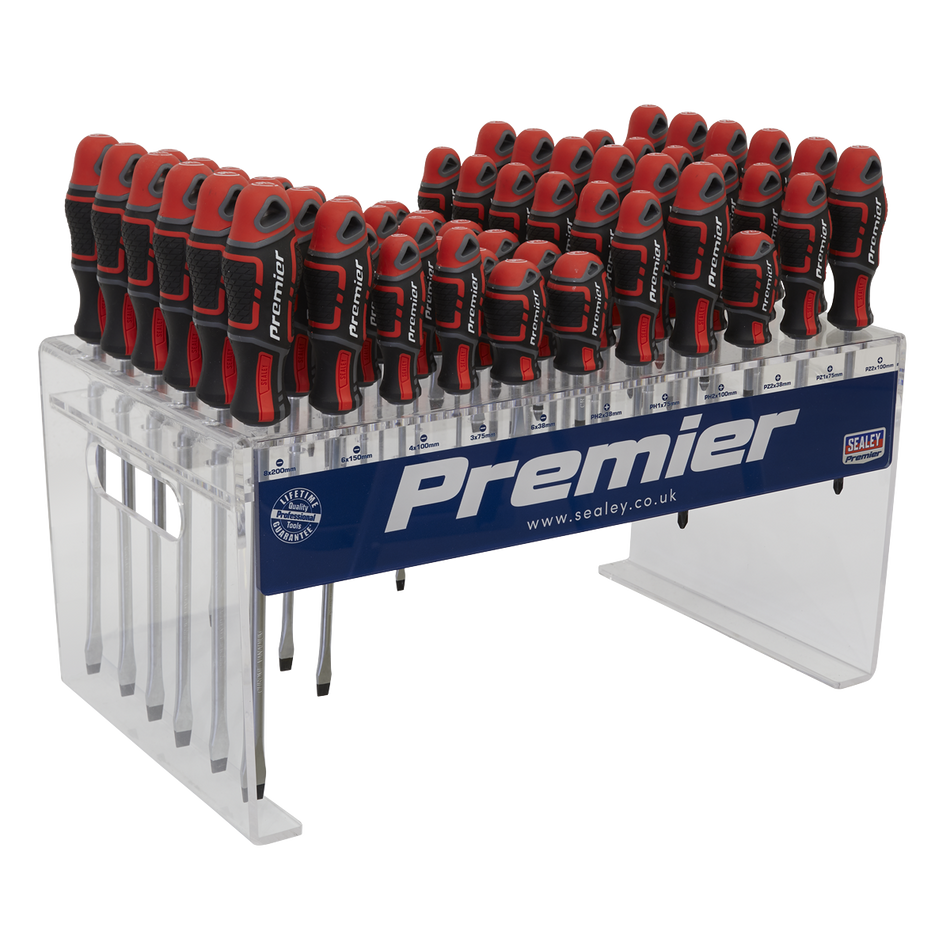 Sealey AK4369DS 66pc Countertop Display GripMAX‚àö√á¬¨√Ü Individual Screwdrivers