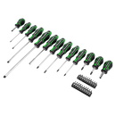 Sealey AK4370HV Screwdriver & Bit Set 33pc GripMAX - Hi-Vis