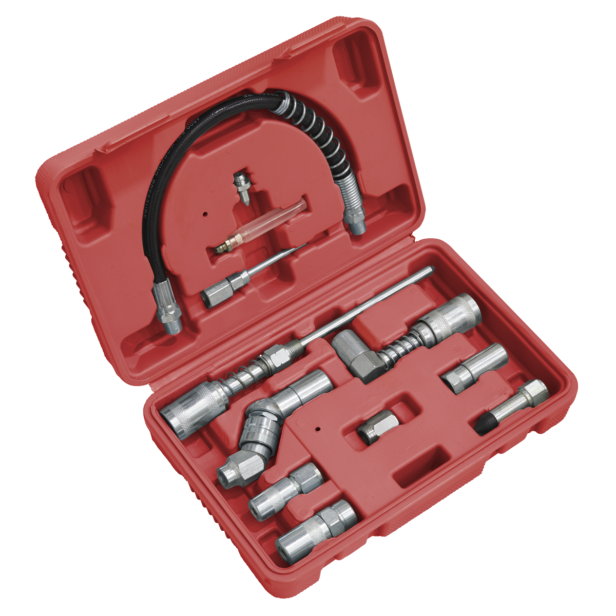 Sealey AK4482 12pc Grease Gun Adaptor Kit