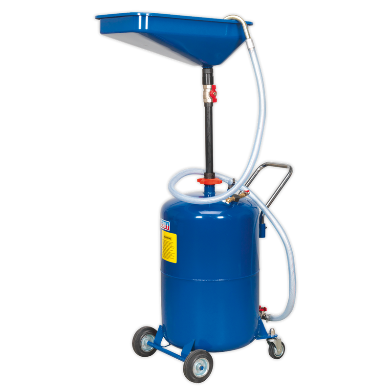 Sealey AK451DX 65L Air Discharge Mobile Waste Oil Drainer