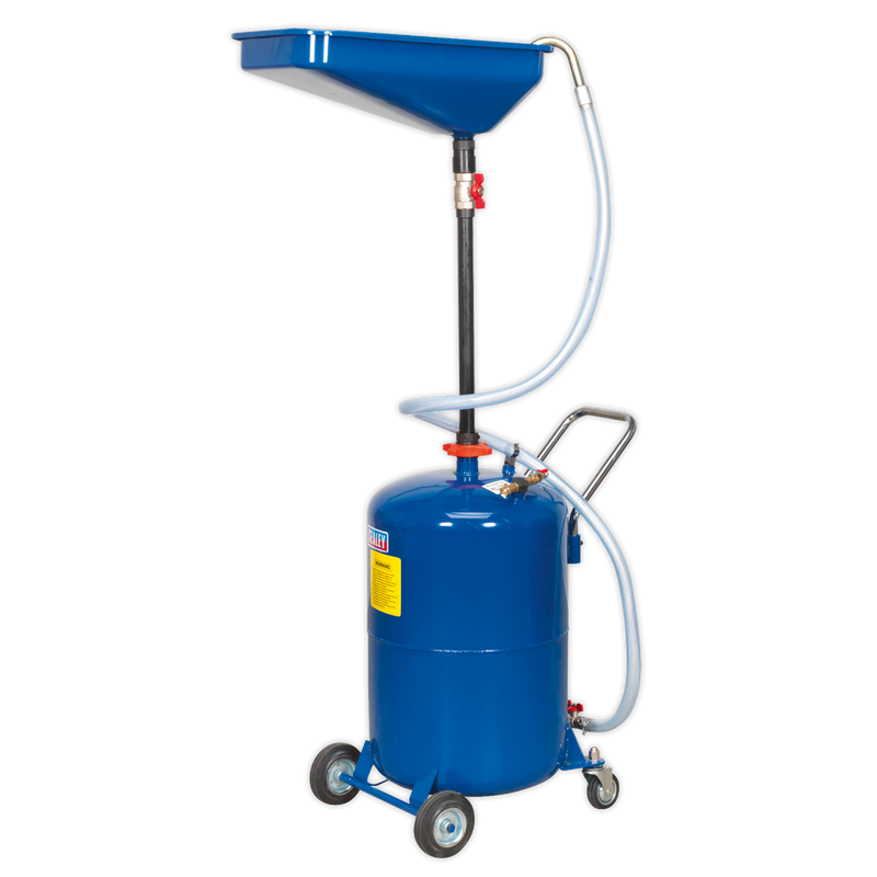 Sealey AK451DX 65L Air Discharge Mobile Waste Oil Drainer