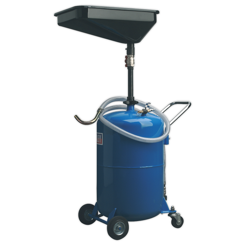 Sealey AK451DX 65L Air Discharge Mobile Waste Oil Drainer