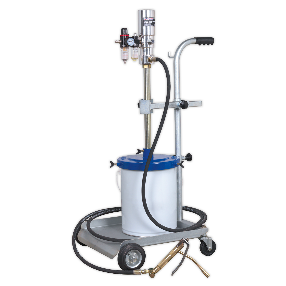 Sealey AK452X 12.5kg Air Operated Grease Pump