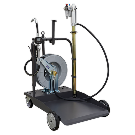 Sealey AK4562D Air Operated Oil Dispensing System with 10m Retractable Hose Reel