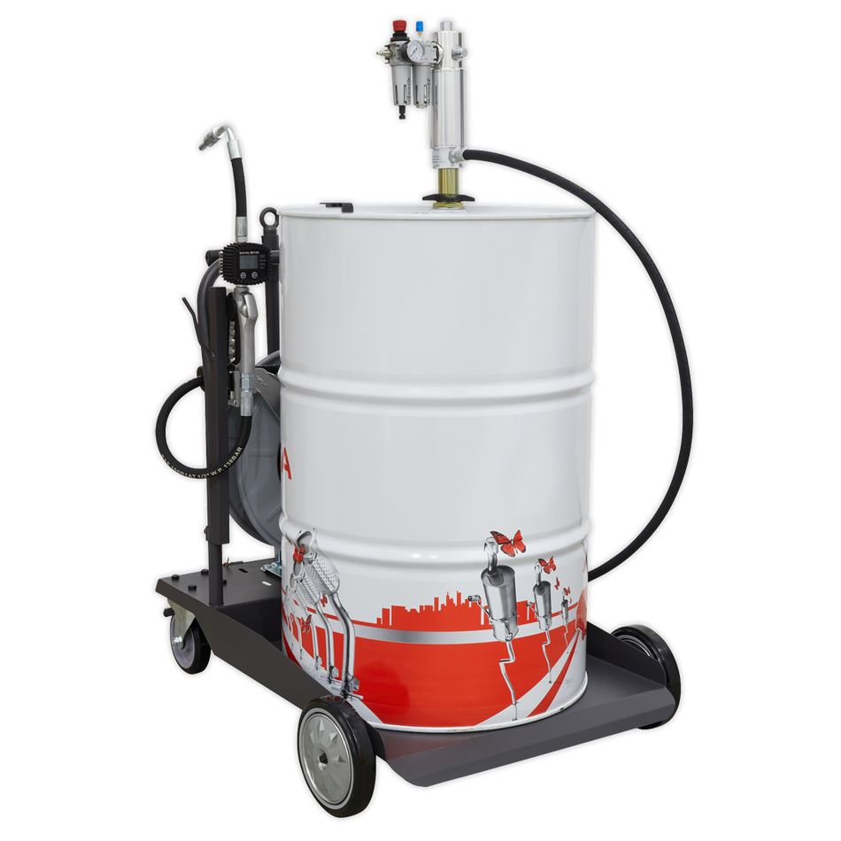 Sealey AK4562D Air Operated Oil Dispensing System with 10m Retractable Hose Reel