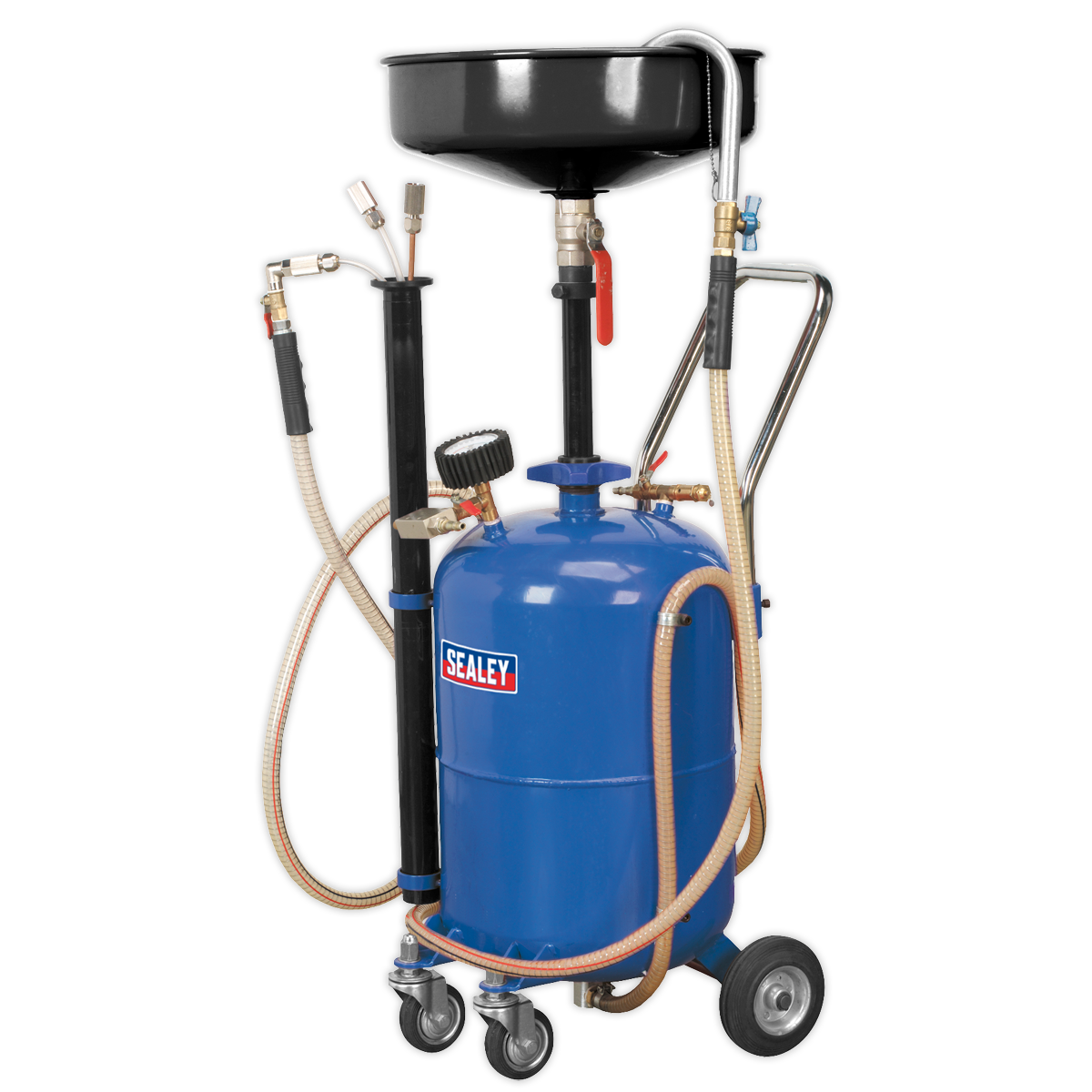 Sealey AK456DX 35L Air Discharge Mobile Oil Drainer with Probes