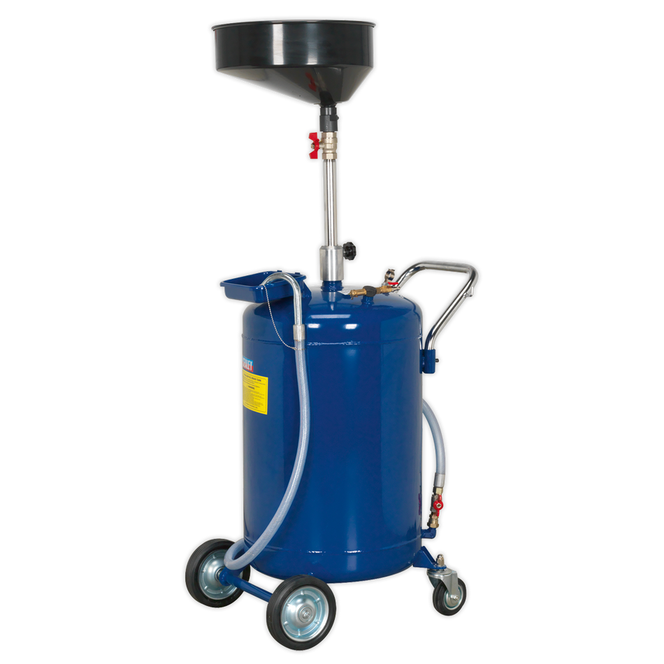 Sealey AK458DX 110L Air Discharge Mobile Oil Drainer