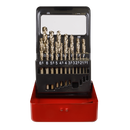 Sealey AK4701 19pc HSS Cobalt Fully Ground Drill Bit Set